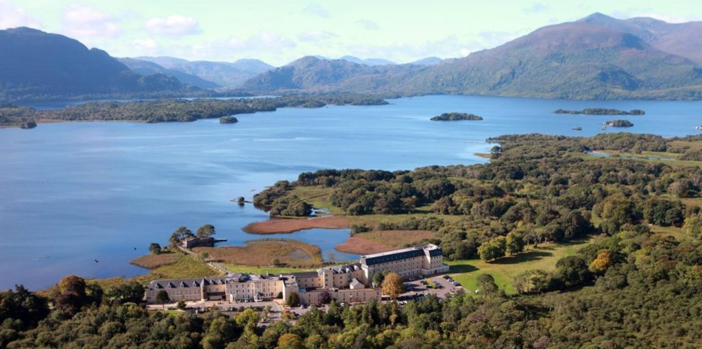 The Lake Hotel offers a truly exceptional location and something very unique for its visitors. Located on the Lake Shore, overlooking the breath taking lakes of Killarney, the hotel is laced in history and family owned