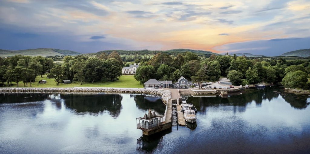 Bespoke Private Estate offering a combination of unique accommodation, banquet, restaurants and meeting rooms on 40 acres of parkland overlooking Kenmare Bay.